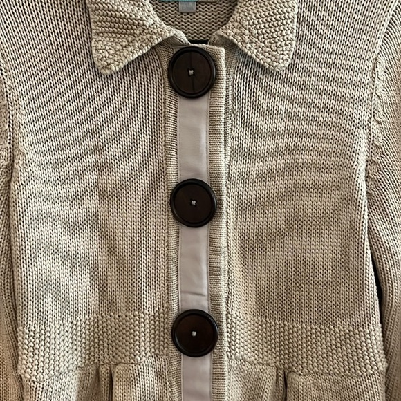 Boden Cotton Knit Tunic Cardigan Sweater Size US 8 - Picture 3 of 8
